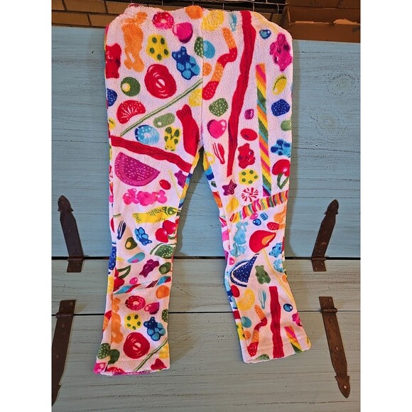Dylan Candy Bar Youth Girls XS Small Standard Colorful Fleece PJ Bottoms Elastic - Picture 7 of 8